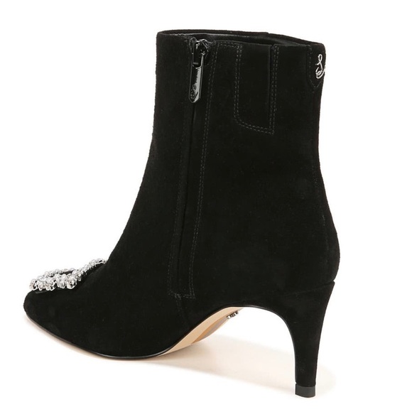 Sam Edelman Stunning Ulissa Luster Imitation Pearl Pointed Toe Bootie Size 5.5 - Picture 5 of 15